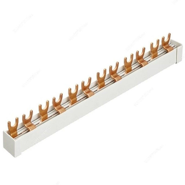 Pollmann 12-Fork Distribution Board Busbar, 3P, 63A, 3 x 10 SQ.MM