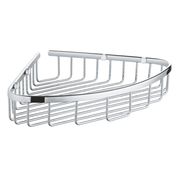 Grohe Wire Soap Basket, 40663001, Baucosmopolitan, Metal, 303CM Width x 223CM Depth, Starlight Chrome Finish