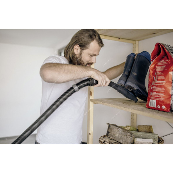 Karcher WD 3 V-17/4/20 Wet and Dry Vacuum Cleaner, 16281030, 1000W, 17 Ltrs Tank Capacity, Yellow