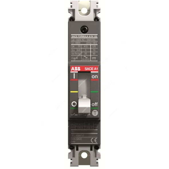 ABB Moulded Case Circuit Breaker, A1N-25A-SP, 1 Pole, 25kA, 25A