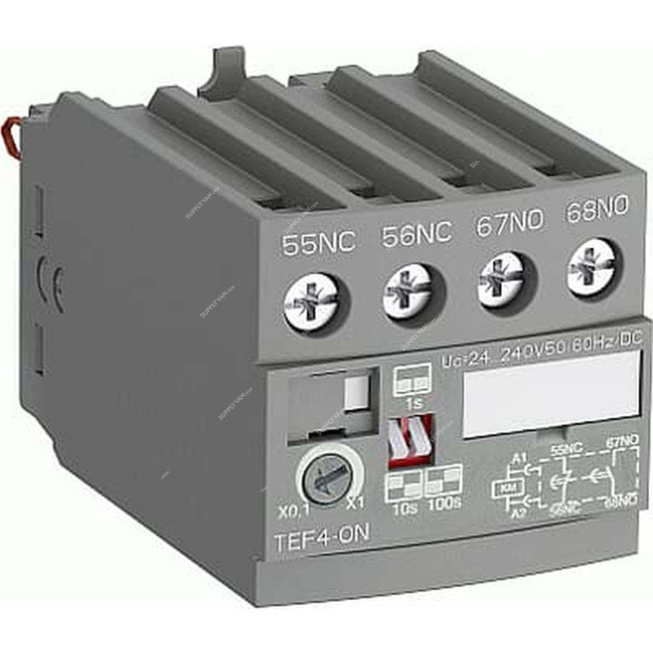 ABB Frontal Electronic Timer, TEF4-ON, 4kV, 3A