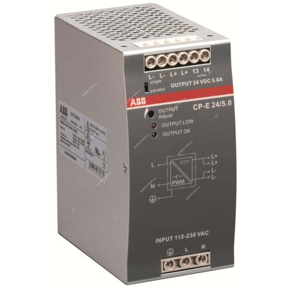 ABB Switch Mode Power Supply, CP-E-24-5A, 120W, 24VDC, 5A
