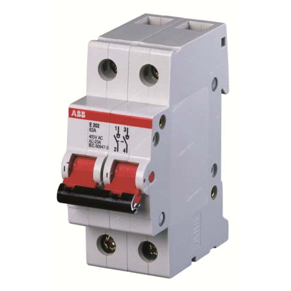 ABB Switch Disconnector, E202-32R, 2 Pole, 32A