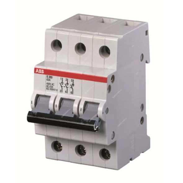 ABB Switch Disconnector, E203-32R, 3 Pole, 32A