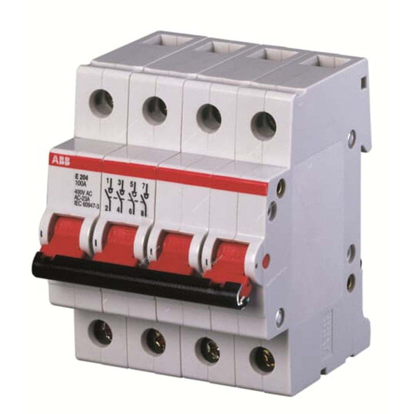 ABB Switch Disconnector, E204-32R, 4 Pole, 32A