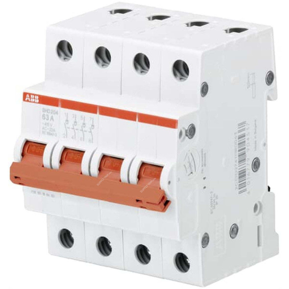 ABB Switch Disconnector, SHD204-63, 4 Pole, 63A