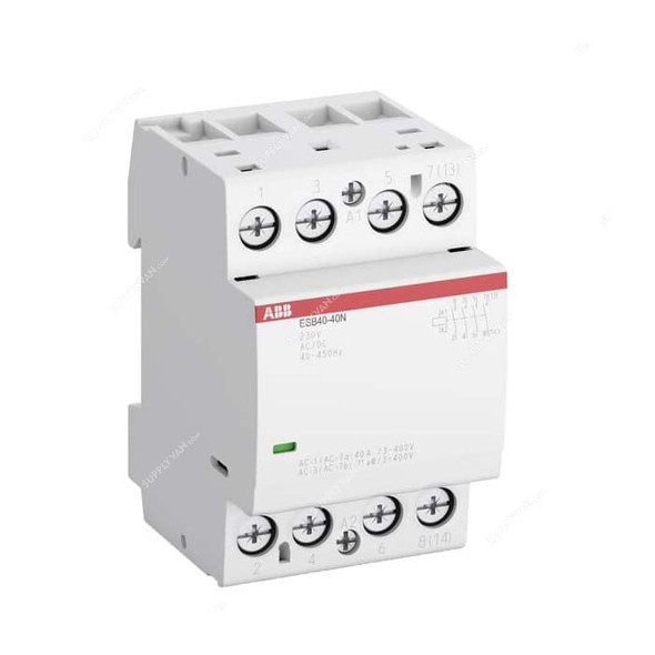 ABB Installation Contactor, ESB40-30N-06, 3 Pole, 40A