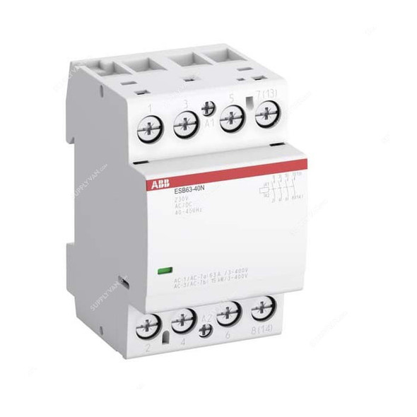 ABB Installation Contactor, ESB40-40N-06, 4 Pole, 40A