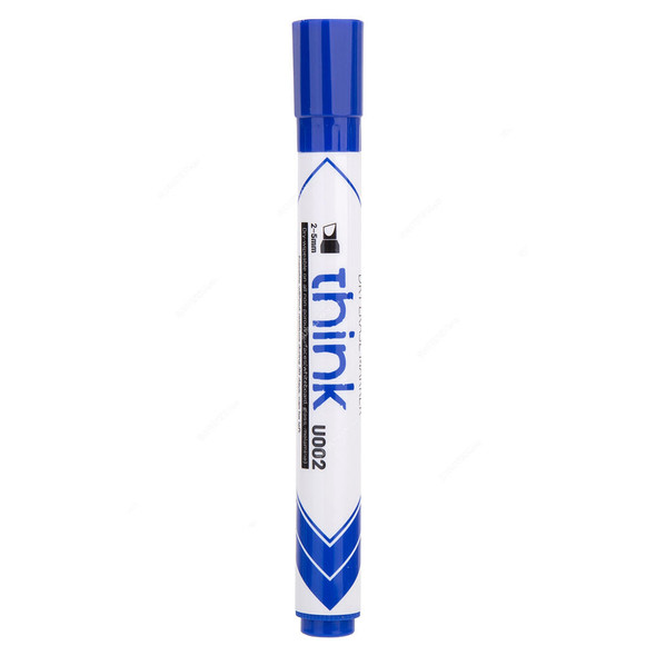 Deli Think Whiteboard Marker, U002, 2-5MM Tipim, 12 Pcs/Pack