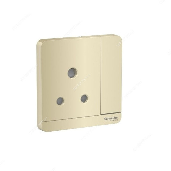 Schneider Electric Switched Socket, E8315-15-WG-G12, AvatarOn, 1 Gang, 3P, 15A, 250VAC, Wine Gold