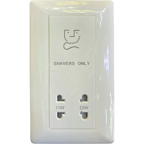 Schneider Electric Shaver Socket, E83T727V-WE, AvatarOn, 240VAC, White