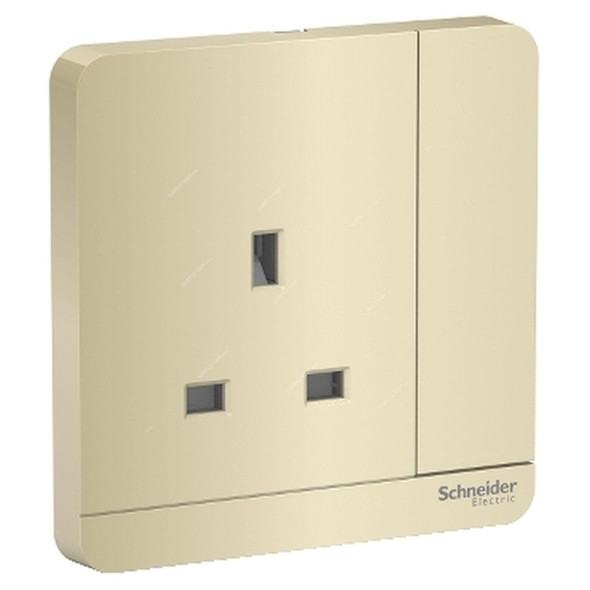 Schneider Electric Switched Socket, E8315N-WG-G12, AvatarOn, 1 Gang, 3P, 13A, 250VAC, Wine Gold
