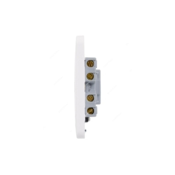 Schneider Electric Moulded Fused Connection Unit, GGBL5000S, Lisse, 13A, 250VAC, White