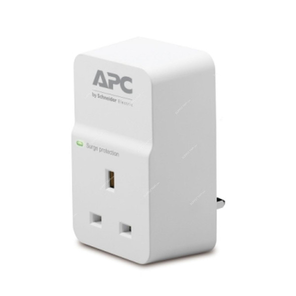 Schneider Electric APC Essential Surge Protector, PM1W-UK, 13A, 230V, White