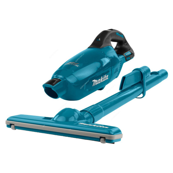 Makita Cordless Vacuum Cleaner, DCL281FZ, 18V, Lithium Ion, 750ML, Blue