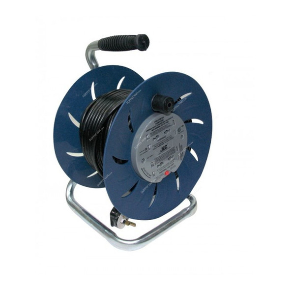 Jec 4 Way Cable Reel, ECR-5634, 25 Mtrs, 720W, Blue/Black