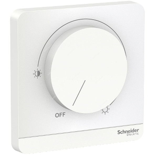 Schneider Electric Rotary Dimmer Switch, E8331RD250-WE, AvatarOn, 1 Gang, 250VAC, White