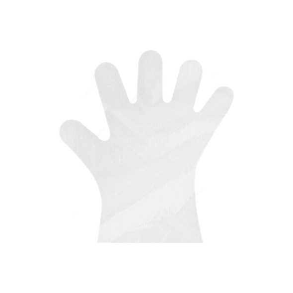 Hotpack Polyethylene Gloves, LDGLOVES, Clear, 100 Pcs/Pack
