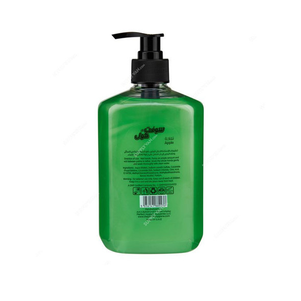 Soft n Cool Anti-Bacterial Liquid Hand Wash, Green Apple, 500ML, 24 Pcs/Pack