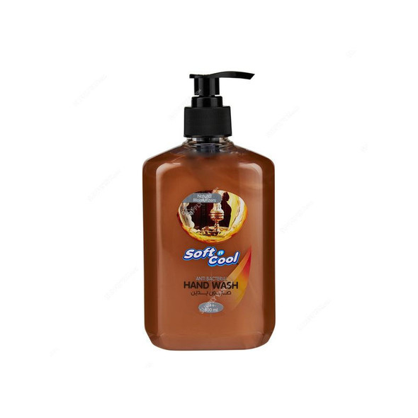 Soft n Cool Anti-Bacterial Liquid Hand Wash, Oud, 500ML, 24 Pcs/Pack