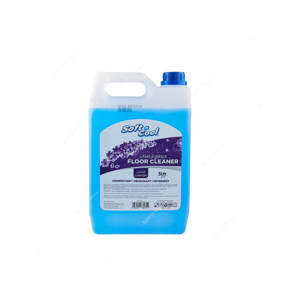 Soft n Cool Floor Cleaner, Lavender, 5 Ltrs, 4 Pcs/Pack