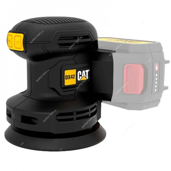 Caterpillar 2 In 1 Cordless Orbital Sander With Polisher, DX42B, 18V, 125MM