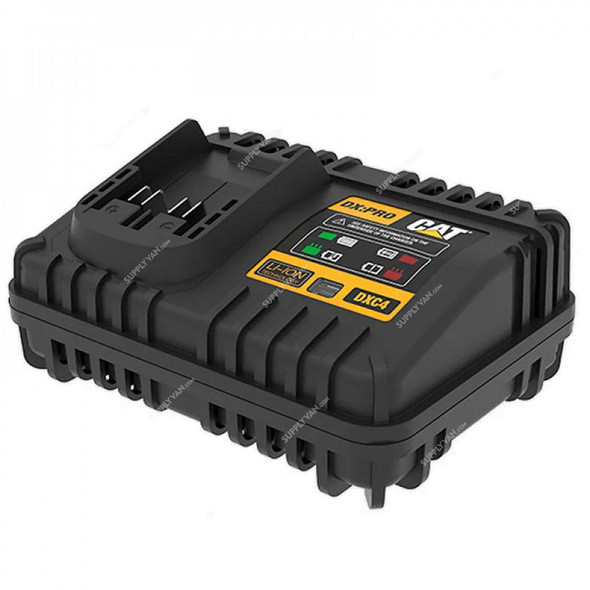 Caterpillar Cordless Battery Charger, DXC4, 95W, 18V, 4Ah, 
