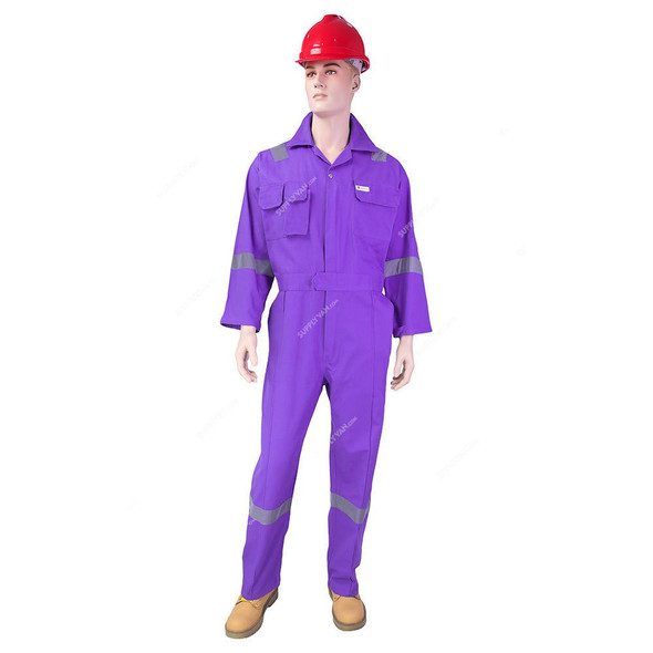 Empiral Safety Coverall, Comfort C, 100% Cotton, S, Petrol Blue