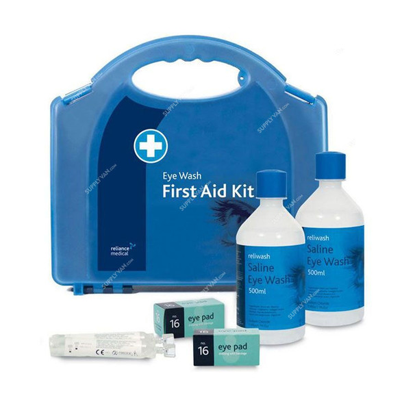 Reliance Medical Double Eye Wash First Aid Kit, EW-904, 5 Pcs/Kit