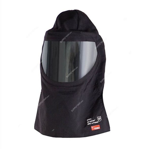 BSD Arc 4 Power Arc Protection Hood, 40.0 Cal/SQ.CM, Class 2, Free Size, Navy/Grey