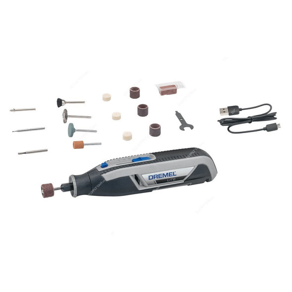 Dremel Cordless Rotary Tool, 7760-15, 3.6V, 15 Pcs/Set