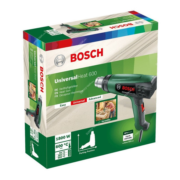 Bosch UniversalHeat 600 Heat Gun, 1800W, 50 to 600 Deg.C