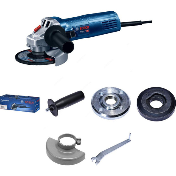 Bosch Professional Small Angle Grinder, GWS-9-125, 900W, 125MM Disc Dia