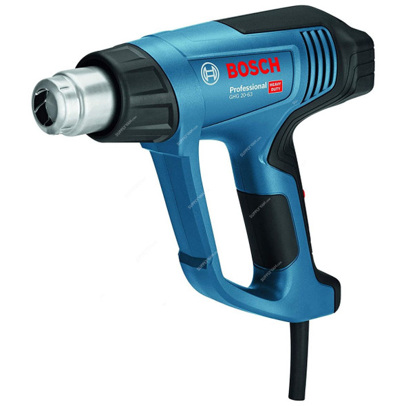 Bosch Professional Heat Gun, GHG-20-63, 2000W, 50 to 630 Deg.C