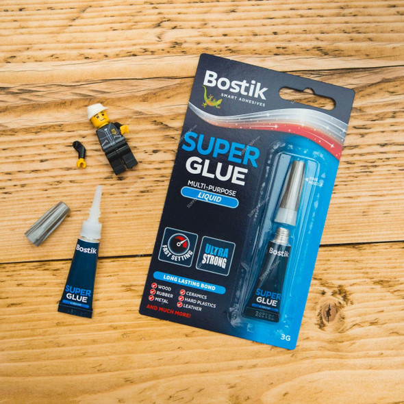 Bostik Multi-Purpose Super Glue Liquid, 30813340, 3GM