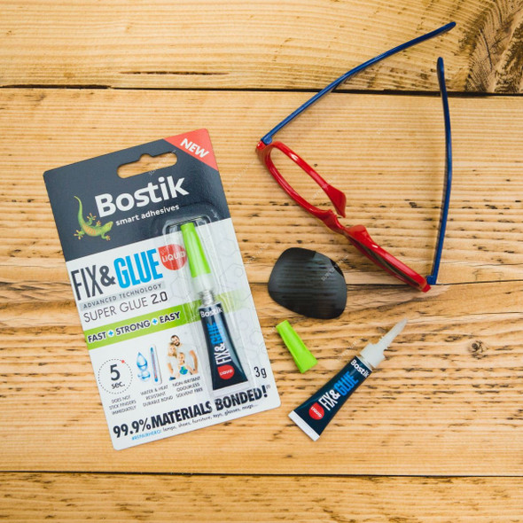 Bostik Fix & Glue Super Glue 2.0 Liquid, 30614760, 3GM