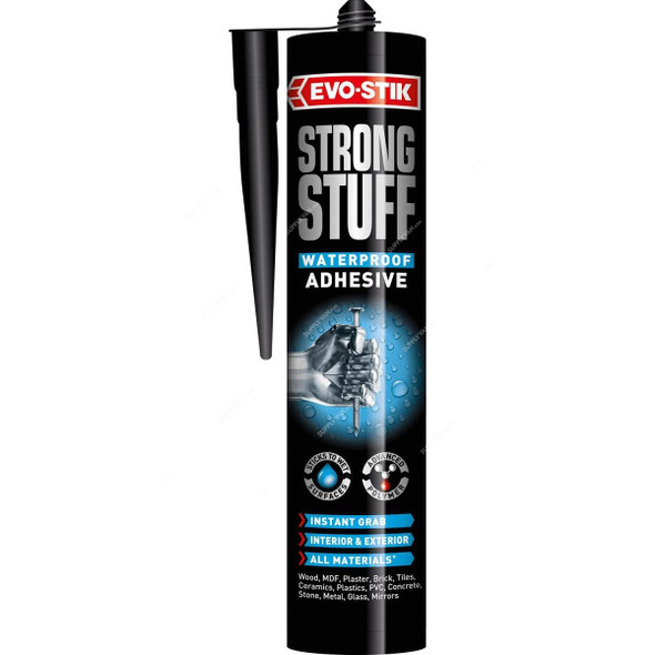 Evo-Stik Strong Stuff Waterproof Sealant, 30619856, 290ML, Off White
