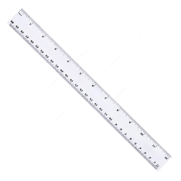 Ruler, Plastic, 30CM Length