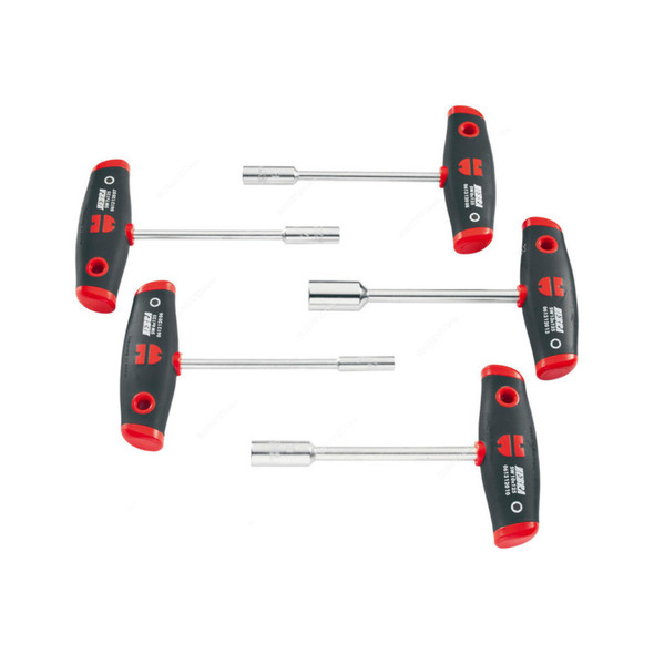 Wurth T-Handle Socket Head Screwdriver Set, 5 Pcs/Set