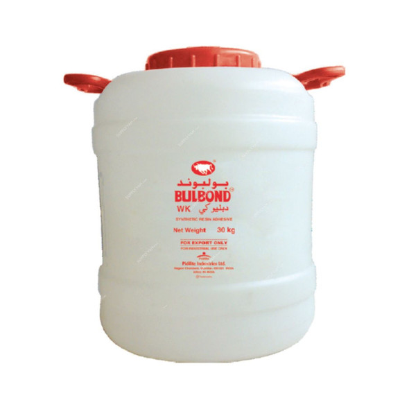 Pidilite Bulbond WK Synthetic Resin Adhesive, 30 Kg, White
