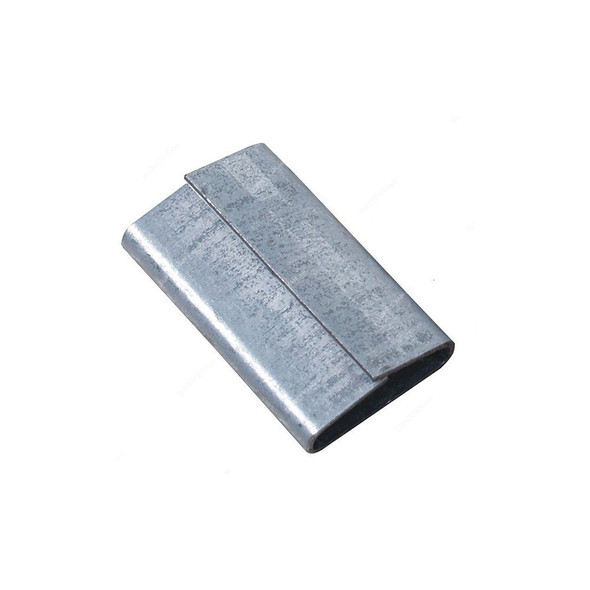 Push Type Steel Strap Seal, 0.6MM Thk, 16MM Width x 27MM Length, 2000 Pcs/Pack
