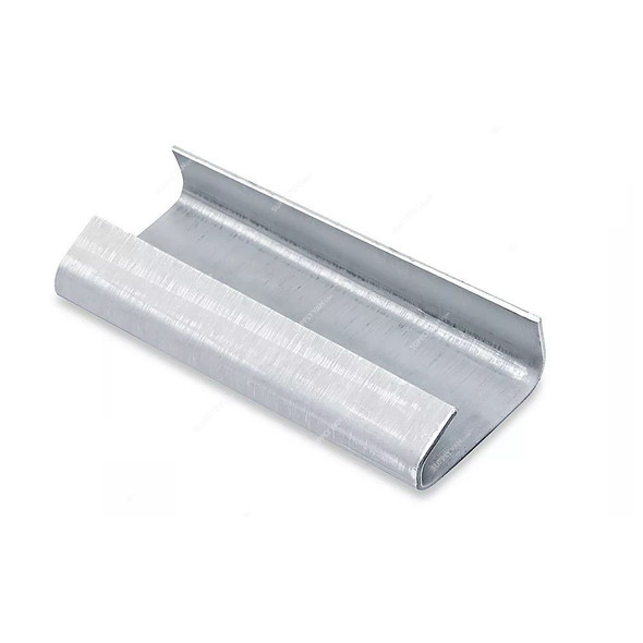 Open Steel Strap Seal, 15MM, Silver, 2000 Pcs/Pack