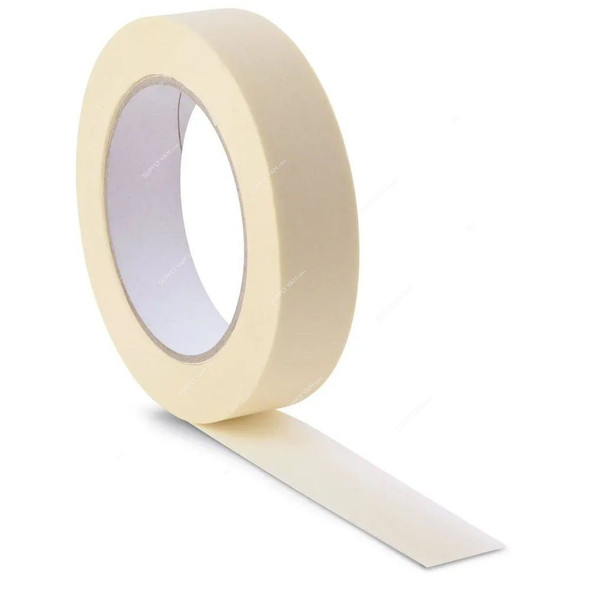 Masking Tape, 2 Inch Width x 20 Yards Length, White, 24 Rolls/Carton