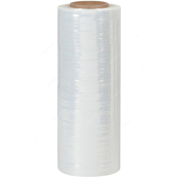 Stretch Film, 1 Kg, 300GM Core, 23 Micron Thk, Clear, 6 Rolls/Carton