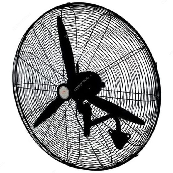 Khind Heavy Duty Industrial Wall Fan, WF3002, 30 Inch, 200W, Black