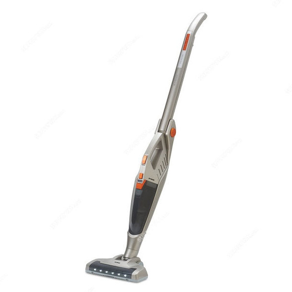 Khind 2 In 1 Upright Vacuum Cleaner, VC9000, 22.2VDC, 0.5 Ltr Container, 8 kPa, Silver/Orange