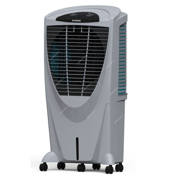 Khind Glacier 4D Air Cooler, EACD803D-WW, 200W, 80 Ltrs, 40 SQ.Mtr, Grey/Black