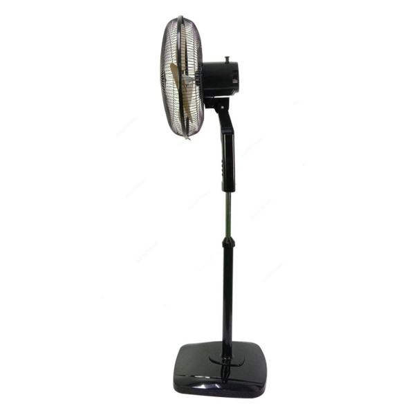 Khind Pedestal Stand Fan With Remote Control, SF169, 16 Inch, 3 Blades, Black