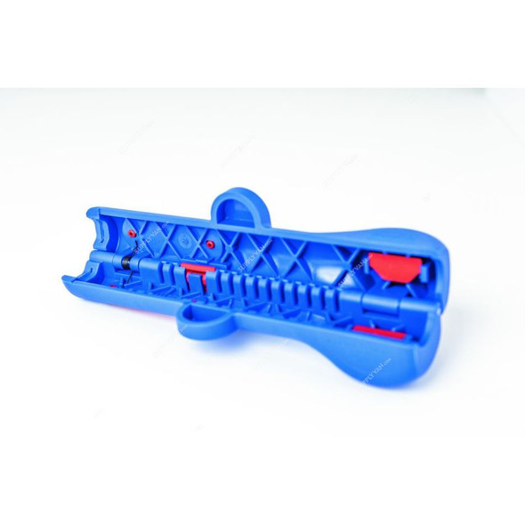 Weicon Round Cable Stripper, 52000013, No. 13, 6-13MM Stripping Capacity, Red/Blue