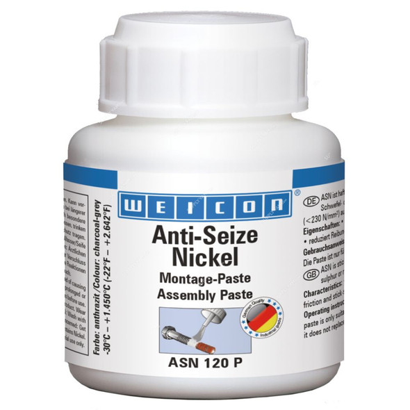 Weicon Anti-Seize Nickel Assembly Pastes, 26050012, 120GM